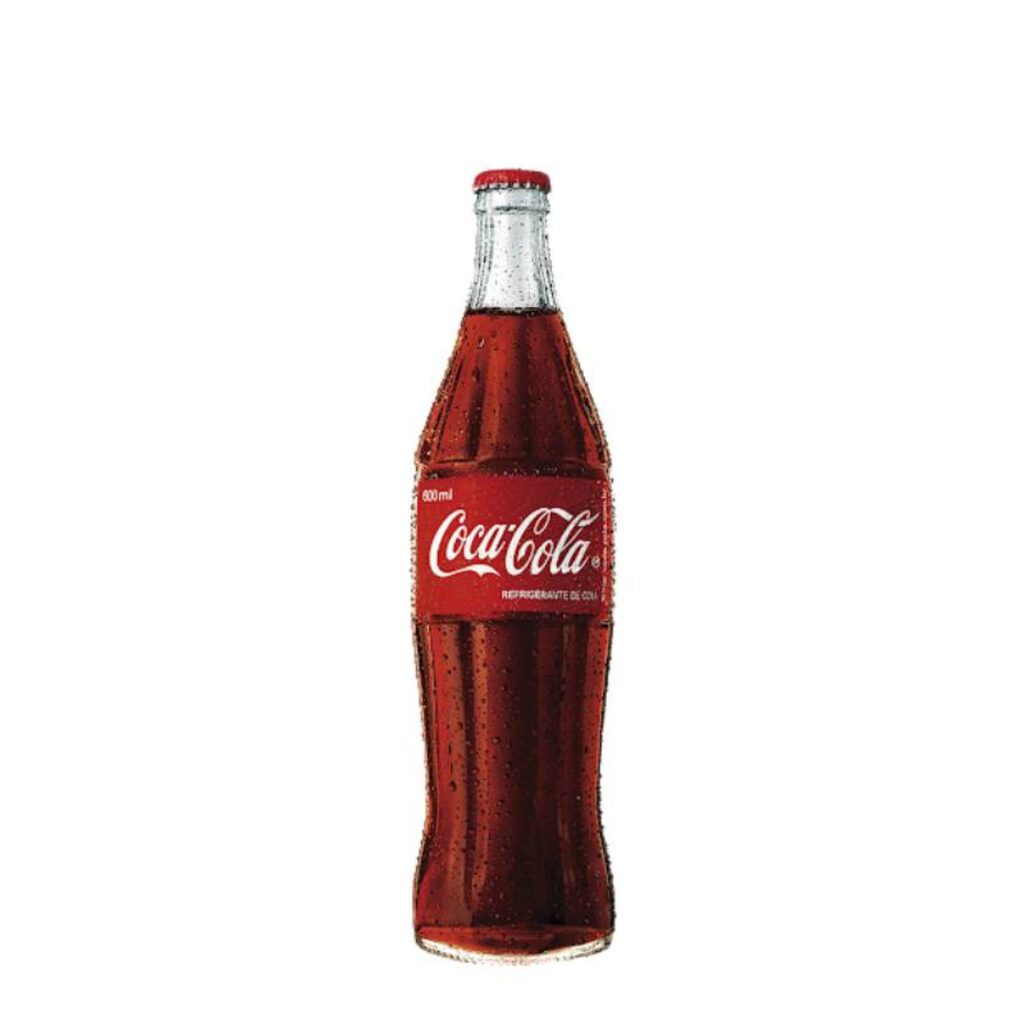 Garrafa de vidro da Coca Cola