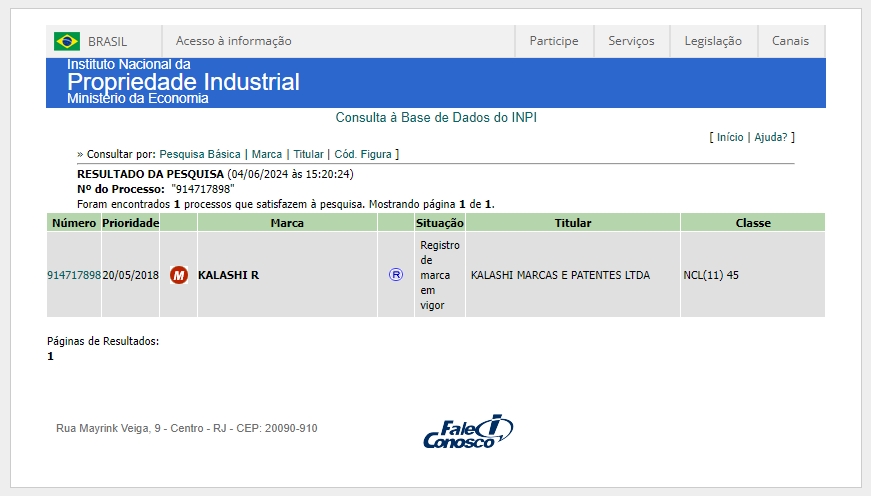 Passo A Passo: Consultando O Seu Registro De Marcas No INPI - Kalashi ...
